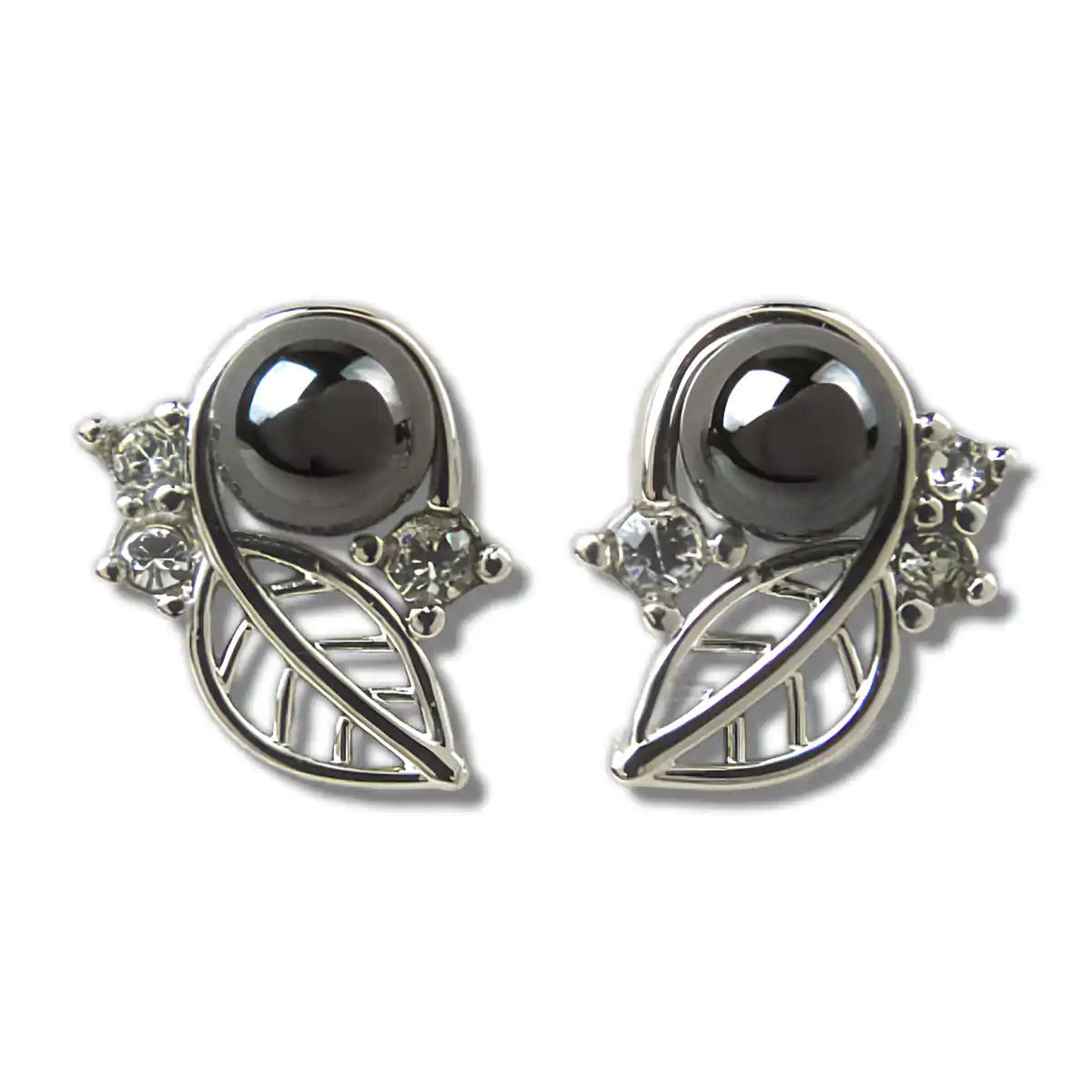 Hematite garden grove earrings