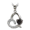 Hematite heart of mine necklace