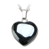 Hematite plain heart necklace