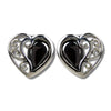 Hematite romance earrings