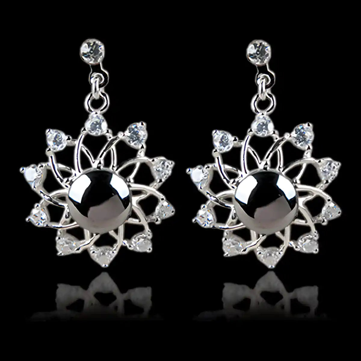 Hematite royal estate earrings