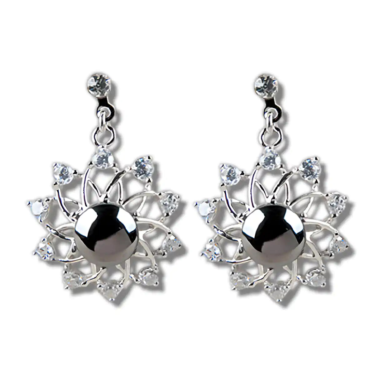 Hematite royal estate earrings