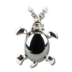 Collier Petite Tortue Hématite