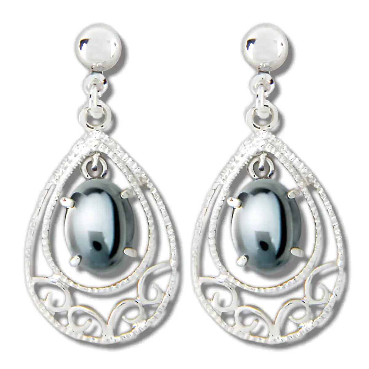Haematite earrings 2025