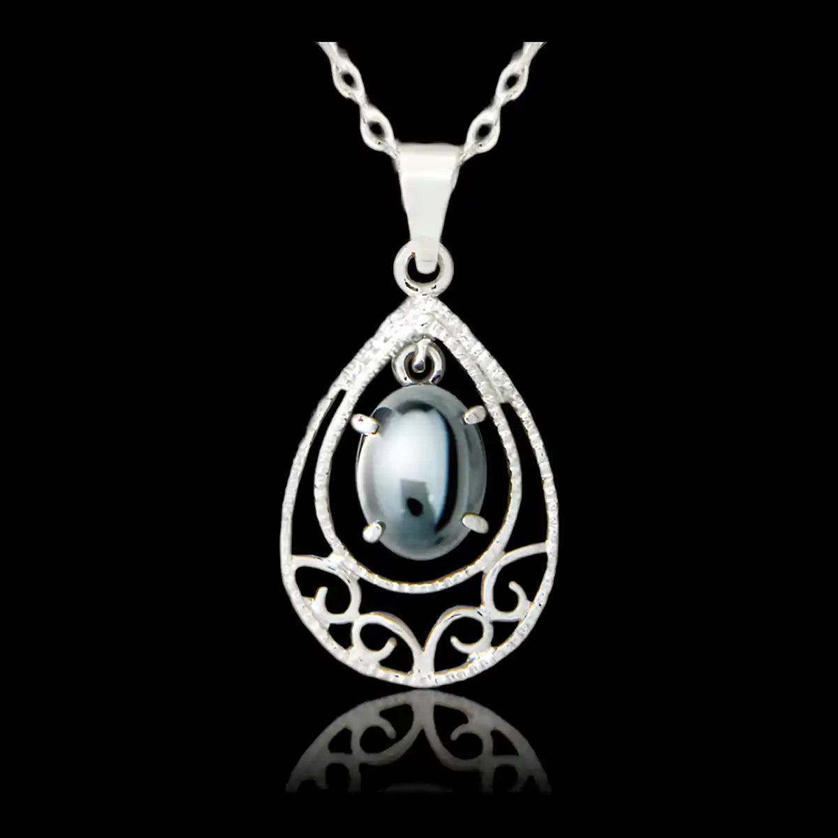Hematite vintage elegance necklace
