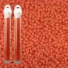Miyuki seed beads intensive orange matte size 11