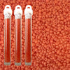 Miyuki seed beads intensive orange matte size 11