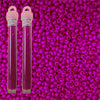 Miyuki seed beads intensive pink matte size 11