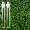 Miyuki seed beads pea green size 11