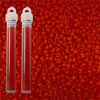 Miyuki seed beads vermillion red size 11