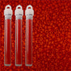 Miyuki seed beads vermillion red size 11