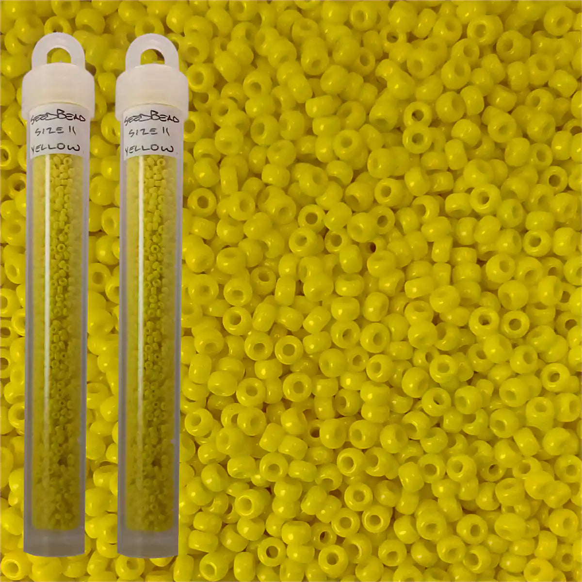 Miyuki seed beads yellow size 11