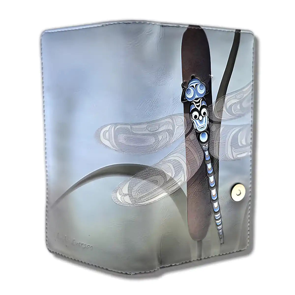 Native design large wallet dragonfly spring finale