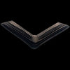 Leather wallet with native embossed formline bear