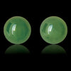 Jade ball-6mm earrings