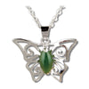 Jade butterfly necklace