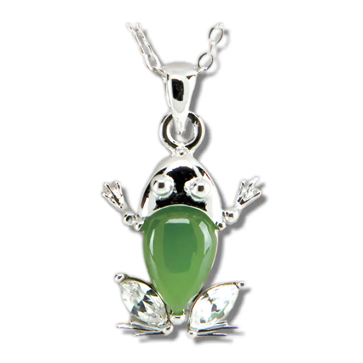 Jade Frog Necklace Treasures