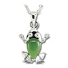 Jade frog necklace