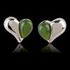 Jade heart's desire earrings