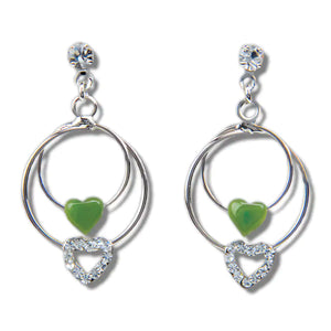 Boucles d'oreilles Jade True Love