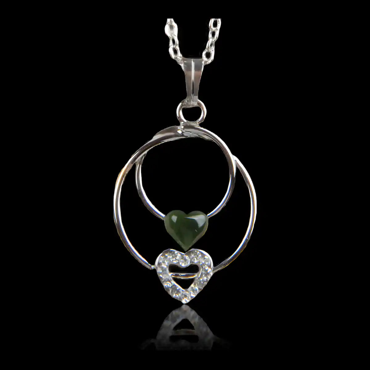 Jade true love necklace