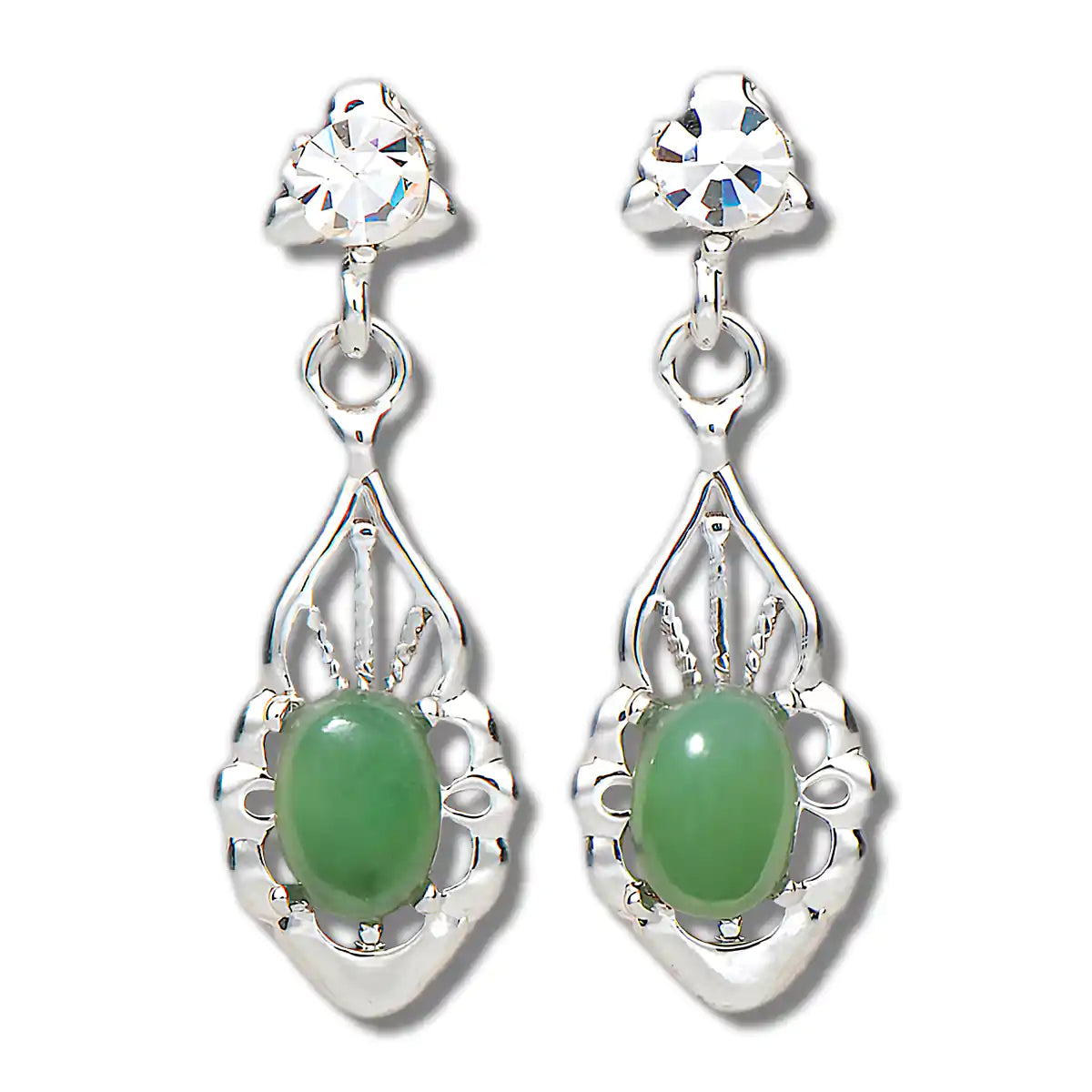 Jade vintage allure earrings