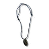 Pewter leather necklace butterfly