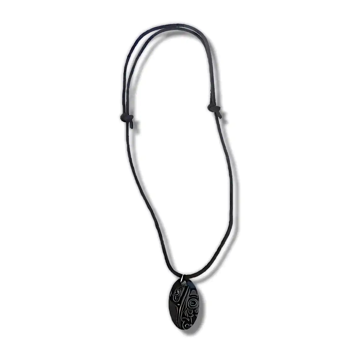 Pewter leather necklace wise hummingbird