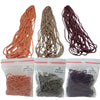 Glass seed beads 3 pack 12 strand copper metal mauve size 13
