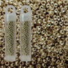 Miyuki seed beads duracoat galvanized silver size 11