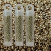 Miyuki seed beads duracoat galvanized silver size 11