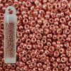 Miyuki seed beads galvanized bright copper size 12