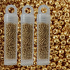 Miyuki seed beads galvanized gold size 11