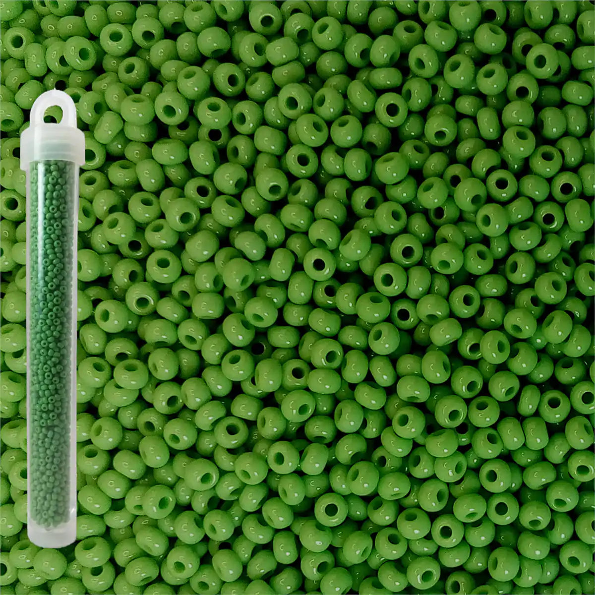 Miyuki seed beads light green size 10