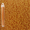 Miyuki seed beads light orange size 10