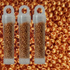 Miyuki seed beads metallic gold size 11