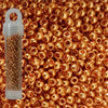 Miyuki seed beads metallic gold size 11