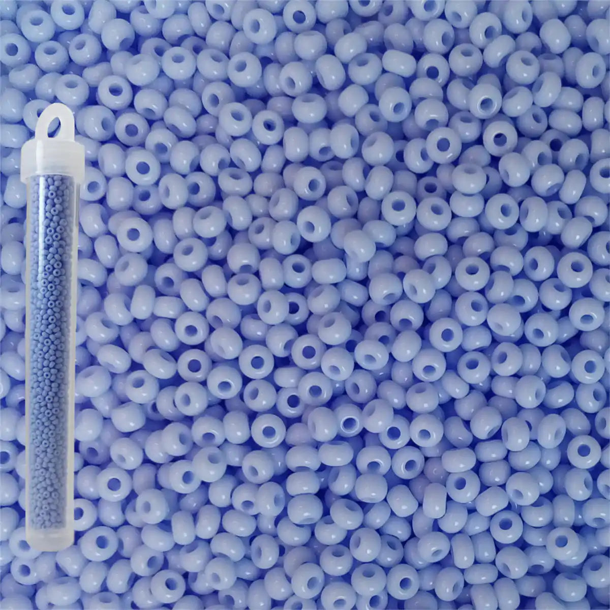 Miyuki seed beads powder blue size 10