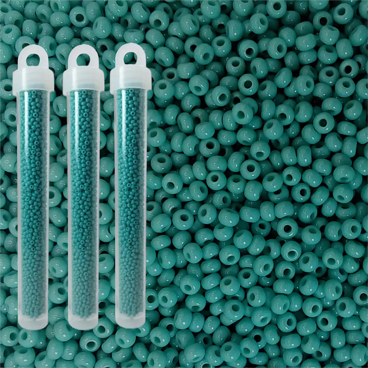 Miyuki seed beads turquoise size 10