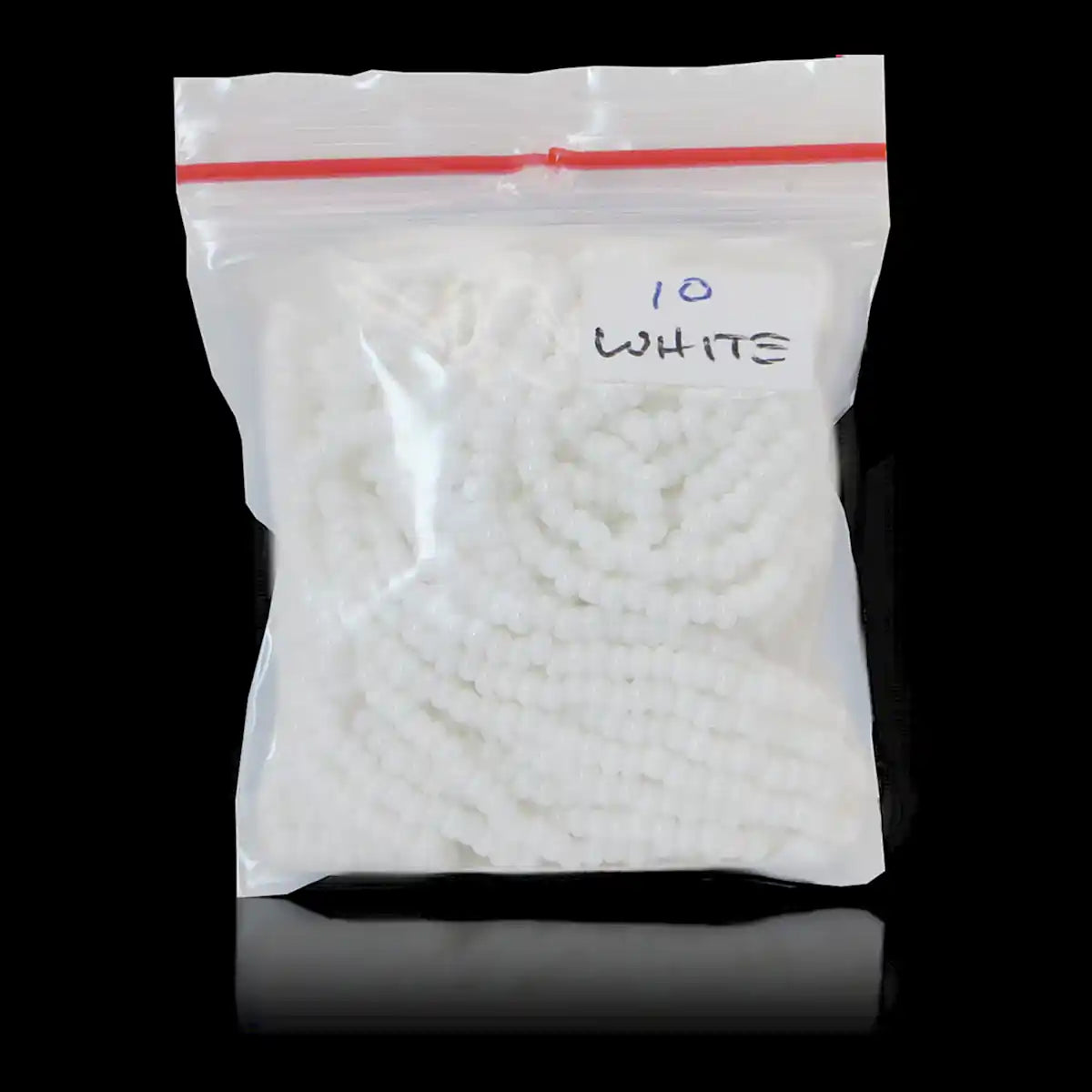 MIYUKI-Seed Beads-White-6 Strand-Size 10