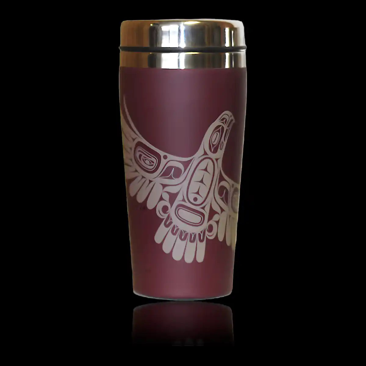 Native eagles first flight matte finish travel mug
