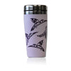 Native design hummingbirds 16oz stainless steel travel mug