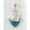 Glacier pearle anchors aweigh necklace