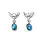 Glacier pearle antlers earrings