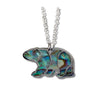 Glacier pearle bear filigree necklace