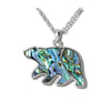 Glacier pearle bear-large necklace