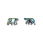 Glacier pearle bear-mini earrings
