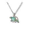 Glacier pearle bear necklace