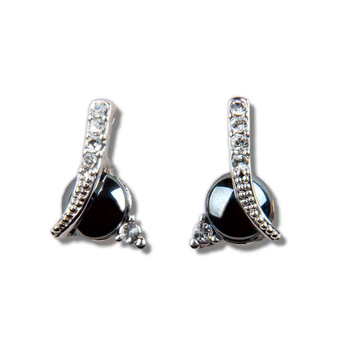 Hematite bliss earrings