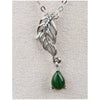 Jade blowing in the wind necklace